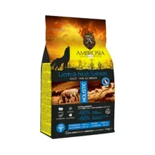 Сухой корм для собак беззерновой AMBROSIA Grain Free ягненок и лосось 2 кг (U/ALS2)