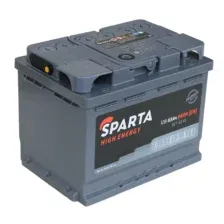 Автомобильный аккумулятор SPARTA High Energy 6СТ-63, прямая полярность, 660А