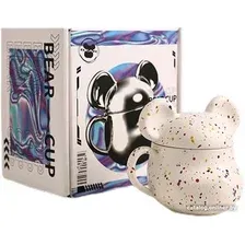 Чашка Merry Bear Home Decor Violent Bear 30002027 (с крышкой)