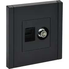 Розетка компьютерная IEK Forte&Piano FP-AK20-1-K02