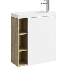 Aqwella Тумба с умывальником Alba Compact Slim ALB0106RDD+ALB0706WM+CMPSL.06.04.D