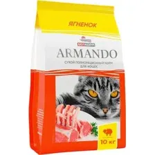 Сухой корм для кошек Armando Полнорационный со вкусом ягненка (10кг)