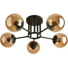 Люстра средней высоты Mirastyle BL-8256/5 BK