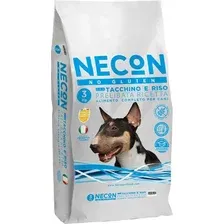 Сухой корм для собак Necon Для взрослых собак всех пород с индейкой и рисом (12 кг)