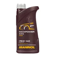 Трансмиссионное масло MANNOL Maxpower 75W-140 GL-5 8102, 1л / 99236