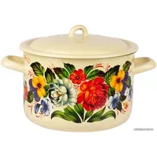 Кастрюля Лысьвенские эмали Татьяна С-16141/4 КмЭ
