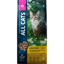 Сухой корм для кошек All Cats с курицей 2.4 кг