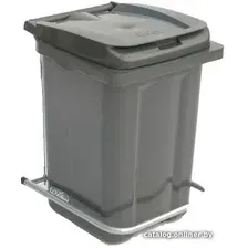 Контейнер для мусора Razak Plast с педалью 60 л (серый)