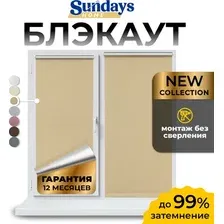 Рулонная штора Sundays Home LM 168-05 48x215 (бежевый)
