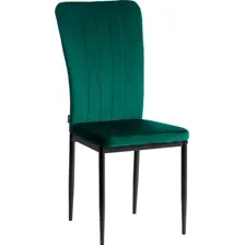 Стул TetChair Verter металл/флок 41x52x95 (зеленый HLR56/черный)