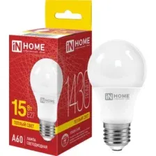 Светодиодная лампочка In Home LED-A60-VC 15 Вт 230В Е27 3000К 1430 Лм