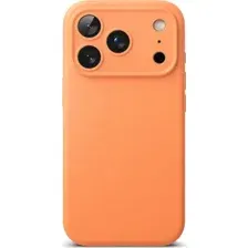Чехол-накладка Ringke Silicone Magnetic для iPhone 17 Pro Max (Tangerine)