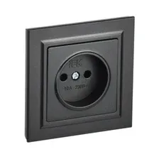 Розетка IEK Brite BR-R10-10-K02 (черный)