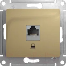 Розетка Systeme (Schneider) Electric Glossa GSL000481K