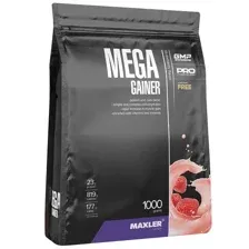 Гейнер Maxler Mega Gainer 1000г (Клубника)