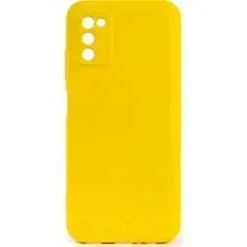 Чехол-накладка Case Coated для Galaxy A03s (желтый)