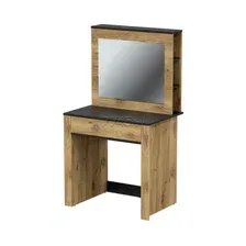 Туалетный столик Interline Quartz QZ-СТ1 (дуб нокс/черный)