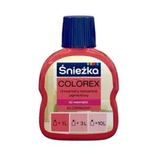 Колер SNIEZKA Colorex №23 красный 0,1 л