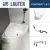 Ванна Lauter Riviera 150x150 21050150 (с ножками и сифоном 21Y11020 хром)