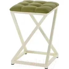 Табурет AMC Comfort 8К3.11 (кожзам оливковый/слоновая кость)