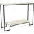 Консольный столик Hype Mebel Голд 100x35 (черный/древесина белая)