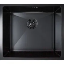 Мойка кухонная Mixline Pro 548569 (черный графит, с сифоном)
