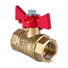 Кран шаровой 3/4 вн- вн. бабочка VALFEX VF.217.LB1.034.DP
