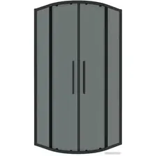 Душевой уголок Grossman Cosmo 90x90x195 301.K33.02.9090.21.10 (черный матовый/тонированное стекло)