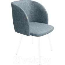 Стул Sheffilton SHT-ST33/S95-1 (синий лед/белый муар)