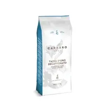 Кофе в зернах Carraro tazza d’oro decaffeinato 500гр