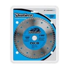 Диск алмазный 180х22,23х7,5x2,2 мм сухой рез DIAFORCE TURBO BASIC 511180