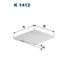 Фильтр салонный FILTRON K1412