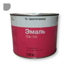 Эмаль Цветогамма ПФ-115 ТУ (1.8кг, светло-серый)