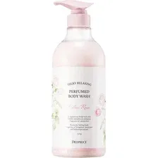 Гель для душа Deoproce Milky Relaxing Perfumed Body Wash Cotton Rose (750г)