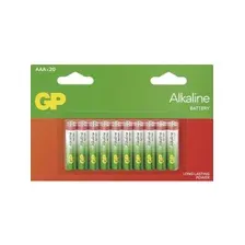 Батарейка GP Alkaline AAA LR03/24ARETA21-2GDBC20 (20шт)