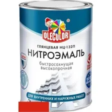 Эмаль Olecolor НЦ-132П 1.7 кг (красный)