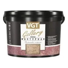 Краска VGT фактурная (белая) 4,5 кг
