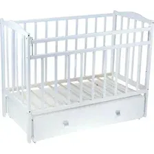 Классическая детская кроватка VDK Magico Mini Кр1-04м (белый)