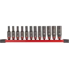 Набор головок слесарных Milwaukee Shockwave 4932480453 (12 шт)