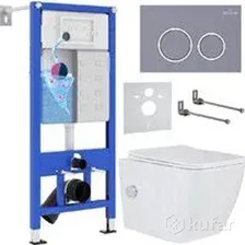 Унитаз с инсталляцией 6 в 1 Roxen StounFix Dual Fresh 966127