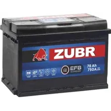 Автомобильный аккумулятор Zubr EFB R+ (78 А·ч)