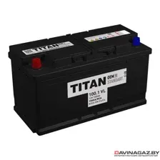 Аккумулятор TITAN STANDART 12V 100Ah 820A (L+) 352x175x190мм