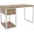 Стол Hype Mebel Дэск 110x50 (белый/дуб галифакс натуральный)