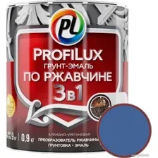 Грунт-эмаль Profilux По ржавчине 3в1 (0.9 кг, синий)