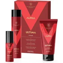 Набор косметики для тела и волос Estel Alpha Ultima ШампунГель для бритьяЛосьон после бритья (300мл100мл100мл)