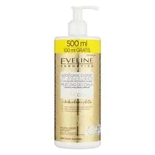 Молочко для тела EVELINE Cosmetics Body Care Expert эксклюзивное с эффектом сияния для сухой и чувствительной кожи, 500 мл