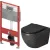 Унитаз подвесной Grossman Color GR-4411BBLS + TECE Profil 9300302