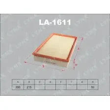 Воздушный фильтр LynxAuto LA1611