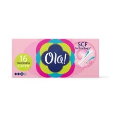 Тампоны гигиенические Ola! Tampons Super Шелковистая поверхность (16шт)