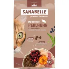 Сухой корм для кошек Bosch Sanabelle Indoor mit Perlhuhn &amp; Preiselbeeren 8 кг